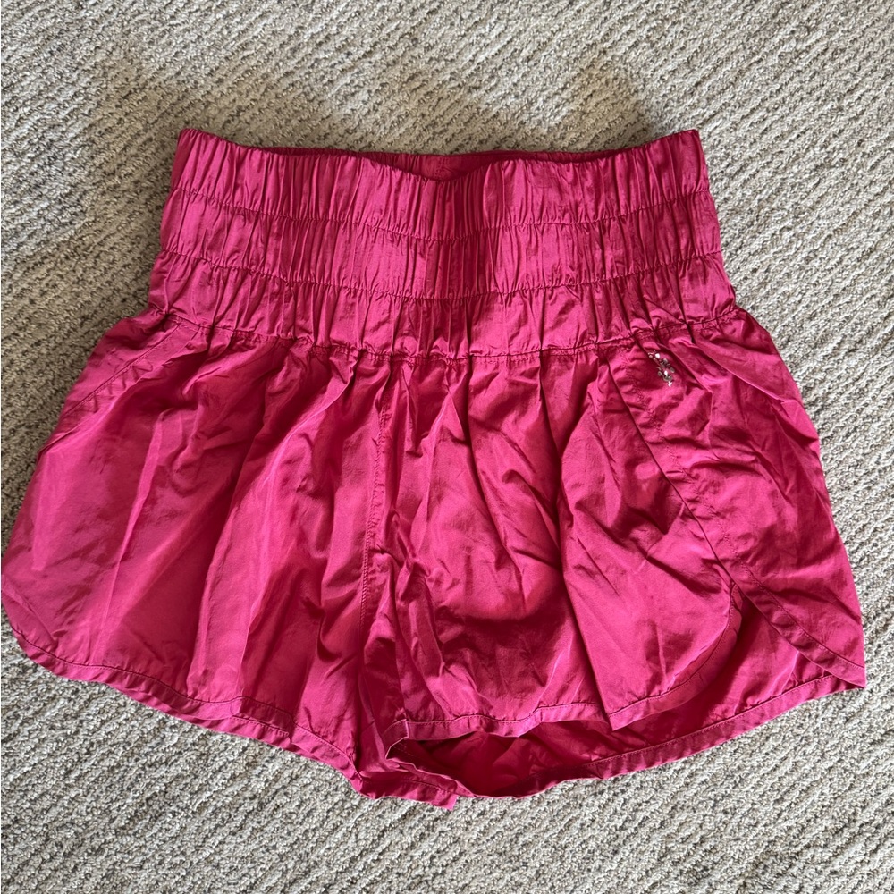 FP Movement by Free People High Waist Fuchsia Shorts